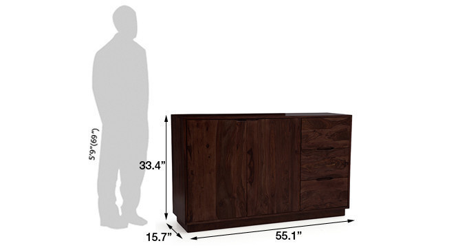 Zebronic Sideboard(Mahogany)